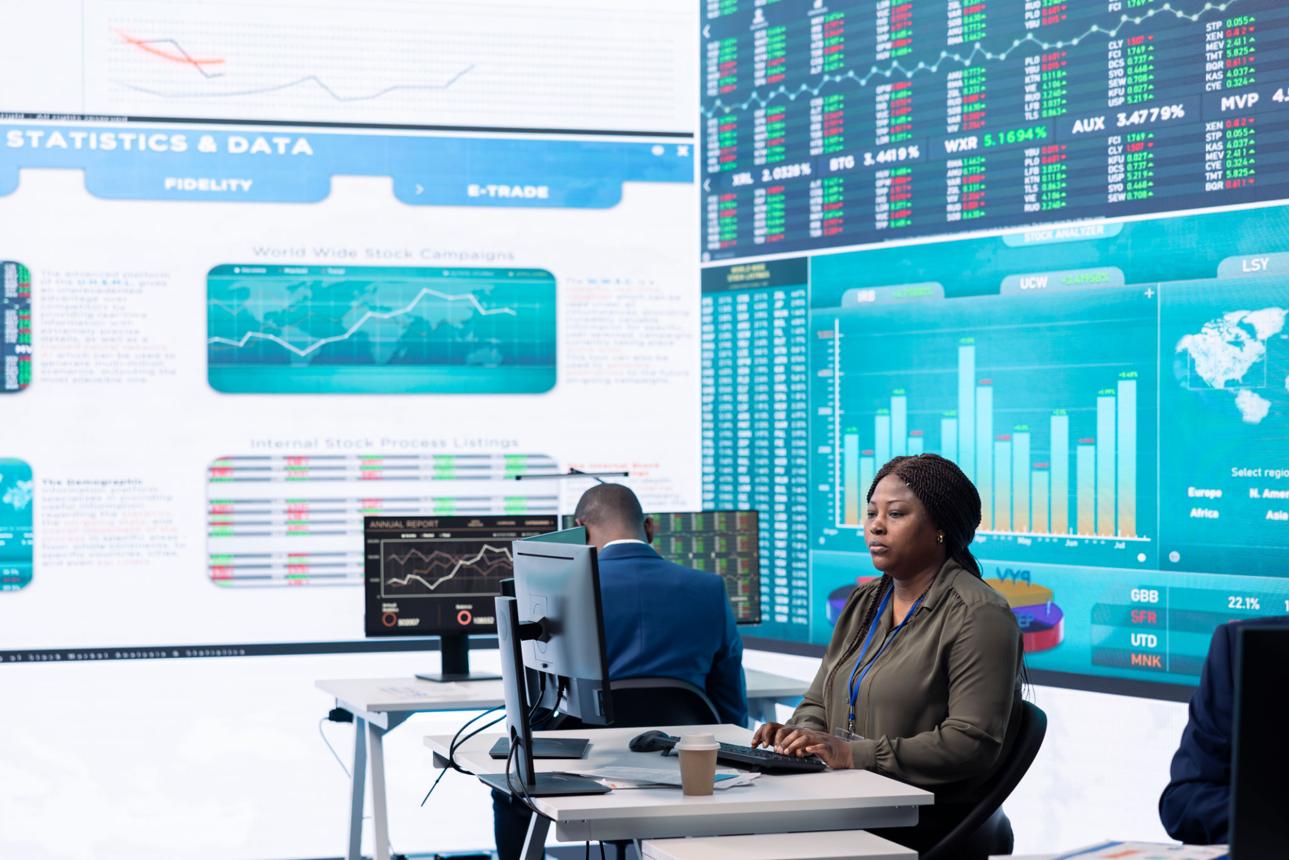Statistics and data wall — every piece of company knowledge becomes strategic intelligence